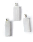 CIONDOLO IN SELENITE GREZZA - Purificazione, pace interiore e armonia | Scopri su Clorophilla Shop