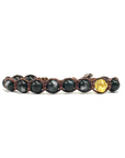 SAMSARA BRACCIALE TIBETANO IN TORMALINA NERA - Scudo energetico, stabilità e forza interiore | Scopri su Clorophilla Shop
