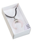 Collana amuleto Quarzo Rosa - Amore, Fiducia, Cura | Scopri su Clorophilla Shop