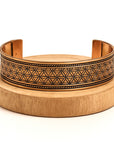BRACCIALE MAGNETICO IN RAME CON FIORE DELLA VITA - Armonia ed energia vitale | Scopri su Clorophilla Shop