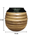 Mate Calabaza Honey in ceramica miele scuro - Coppa per Yerba Mate | Scopri su Clorophilla Shop