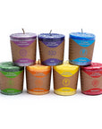 Set Candele votive 7 Chakra - confezione regalo | Scopri su Clorophilla Shop