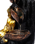 FONTANA D'ACQUA ZEN BUDDHA IN MEDITAZIONE - Luce led integrata | Scopri su Clorophilla Shop