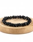 BRACCIALE SCAGLIE TORMALINA NERA - Protezione energie negative | Scopri su Clorophilla Shop