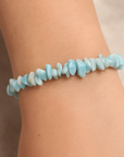 BRACCIALE SCAGLIE IN LARIMAR - Calma e serenità | Scopri su Clorophilla Shop