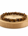 BRACCIALE SCAGLIE IN OCCHIO DI TIGRE - Coraggio, forza e protezione | Scopri su Clorophilla Shop