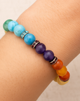 BRACCIALE 7 CHAKRA - Riequilibrio energetico | Scopri su Clorophilla Shop