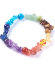 BRACCIALE 7 CHAKRA CHIPS E PERLE - Riequilibrio energetico | Scopri su Clorophilla Shop