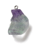 CIONDOLO IN FLUORITE GREZZA - Chiarezza mentale, concentrazione e crescita personale | Scopri su Clorophilla Shop