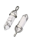 CIONDOLO PRISMA IN HOWLITE - Calma, pazienza e rilassamento | Scopri su Clorophilla Shop