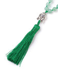 Mala in Avventurina verde con Nappa e Buddha - Collana Rosario 108 grani | Scopri su Clorophilla Shop