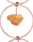 Decorazione energetica da parete con pietre grezze naturali 7 chakra - 60cm | Scopri su Clorophilla Shop