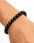 BRACCIALE IN TORMALINA NERA - Protezione energie negative