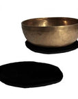 Cuscino per Campana Tibetana piatto nero - 15cm | Scopri su Clorophilla Shop