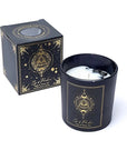 Eye of Providence Candela con pietre di Ossidiana Nera - Salvia e Tè Bianco | Scopri su Clorophilla Shop