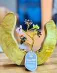ALBERO 7 CHAKRA CON ANELLO IN MANGO - Riequilibrio energetico - Clorophilla Shop