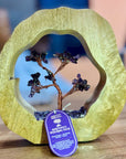 ALBERO IN AMETISTA CON ANELLO IN MANGO - Calma e rilassamento - Clorophilla Shop