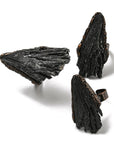 ANELLO CON TORMALINA NERA GREZZA - Protezione e schermatura - Clorophilla Shop