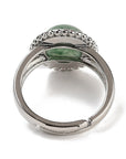 ANELLO IN AVVENTURINA VERDE - Fortuna, equilibrio e benessere - Clorophilla Shop