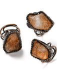 ANELLO IN CITRINO NATURALE - Energia positiva, abbondanza e successo - Clorophilla Shop