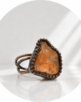 ANELLO IN CITRINO NATURALE - Energia positiva, abbondanza e successo - Clorophilla Shop