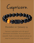 Bracciale astrologico perle naturali con segno zodiacale oroscopo - 12 costellazioni - Clorophilla Shop