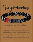 Bracciale astrologico perle naturali con segno zodiacale oroscopo - 12 costellazioni - Clorophilla Shop