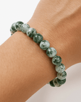 BRACCIALE IN AGATA ALBERO - Radicamento e prosperità - Clorophilla Shop