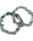 Bracciale in chips di Apatite - Motivazione, creatività e riequilibrio energetico - Clorophilla Shop