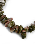 Bracciale in chips di Unakite - Bilanciamento emozionale e spirituale - Clorophilla Shop