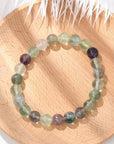 Bracciale in Fluorite Naturale – Concentrazione e Chiarezza Mentale - Clorophilla Shop