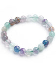 Bracciale in Fluorite Naturale – Concentrazione e Chiarezza Mentale - Clorophilla Shop