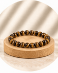 BRACCIALE IN OCCHIO DI TIGRE - Coraggio, forza e protezione - Clorophilla Shop