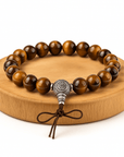 BRACCIALE IN OCCHIO DI TIGRE - Coraggio, forza e protezione - Clorophilla Shop