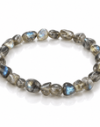 Bracciale in pepite di Labradorite Naturale – Protezione e Intuizione - Clorophilla Shop