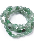 BRACCIALE PEPITE IN AVVENTURINA VERDE - Fortuna e crescita - Clorophilla Shop