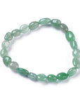 BRACCIALE PEPITE IN AVVENTURINA VERDE - Fortuna e crescita - Clorophilla Shop