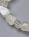 Bracciale Pepite in Pietra di Luna Bianca Naturale – Intuizione e Armonia Emotiva - Clorophilla Shop