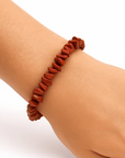 BRACCIALE SCAGLIE IN DIASPRO ROSSO - Forza e vitalità - Clorophilla Shop