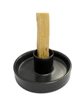 Bruciaincenso Palo Santo in ceramica - Colore nero - Clorophilla Shop