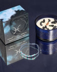 CANDELA ZODIACO CON BRACCIALE - Pesci - Clorophilla Shop