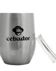 Cebador TermoLid in acciaio inox con coperchio - Coppa per Yerba Mate - Clorophilla Shop
