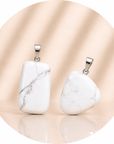 CIONDOLO IN HOWLITE BURATTATA - Calma, pazienza e rilassamento - Clorophilla Shop