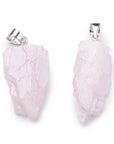 CIONDOLO IN KUNZITE GREZZA - Amore e guarigione emotiva - Clorophilla Shop