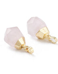 CIONDOLO IN QUARZO ROSA SFACCETTATO - Amore e armonia - Clorophilla Shop