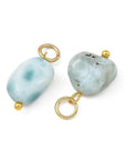 Ciondolo Mini in Pepita di Larimar Naturale - Serenità ed equilibrio - Clorophilla Shop