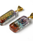 CIONDOLO ORGONICO 7 CHAKRA FIORE DELLA VITA - Armonizzazione dei centri energetici del corpo - Clorophilla Shop