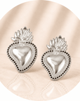 CIONDOLO SACRO CUORE IN ACCIAIO INOX - Amore, protezione e forza interiore - Clorophilla Shop