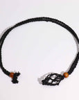 COLLANA CON GABBIETTA PER PIETRE - Nero - Clorophilla Shop