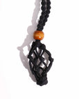 COLLANA CON GABBIETTA PER PIETRE - Nero - Clorophilla Shop